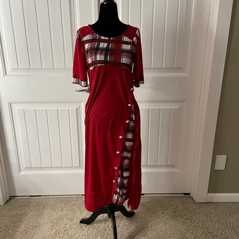 Red dress